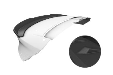 CSR Heckspoiler | Heckflügel mit ABE für Ford Focus MK3 ST Turnier HF770-S Strukturiert schwarz matt (keine Lackierung erforderlich)