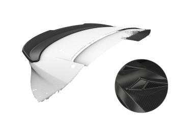 CSR Heckspoiler | Heckflügel mit ABE für Ford Focus MK3 ST Turnier HF770-C Carbon Look Hochglanz (keine Lackierung erforderlich)