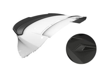 CSR Heckspoiler | Heckflügel mit ABE für Ford Focus MK3 ST Turnier HF770-M Carbon Look matt strukturiert (keine Lackierung erforderlich)