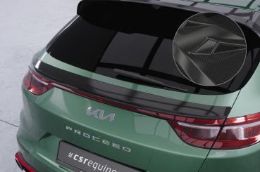 CSR Heckspoiler | Heckflügel mit ABE für Kia Pro Ceed (CD) HF771-C Carbon Look Hochglanz (keine Lackierung erforderlich)