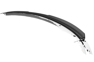 CSR Heckspoiler | Heckflügel mit ABE für Mercedes-Benz CL 203 Sportcoupé HF772-S schwarz matt strukturiert (keine Lackierung erforderlich)