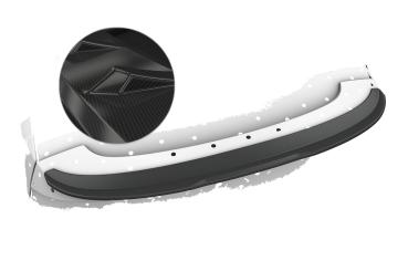 CSR Heckspoiler | Heckflügel mit ABE für Renault Megane II RS HF781-C Carbon Look Hochglanz (keine Lackierung erforderlich)