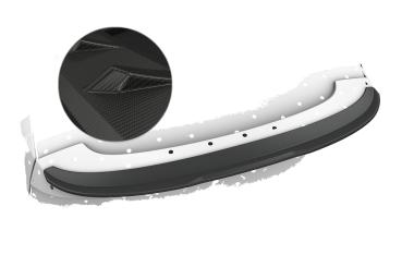 CSR Heckspoiler | Heckflügel mit ABE für Renault Megane II RS HF781-M Carbon Look matt strukturiert (keine Lackierung erforderlich)