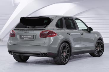CSR Heckspoiler | Heckflügel mit ABE für Porsche Cayenne Typ 92A HF782-L schwarz matt (Lackierung erforderlich)