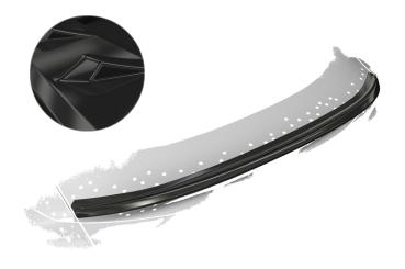CSR Heckspoiler | Heckflügel mit ABE für Hyundai I30 N (PD) Fastback HF788-G Glossy schwarz Hochglanz (keine Lackierung erforderlich)