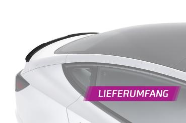 CSR Heckspoiler | Heckflügel mit ABE für Tesla Model 3 HF792-L Lackierung erforderlich (schwarz matt)