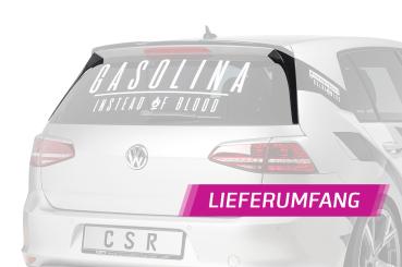 CSR Heckspoiler | Heckflügel mit ABE für VW Golf 7 Basis HF794-C Carbon Look glänzend (keine Lackierung erforderlich)
