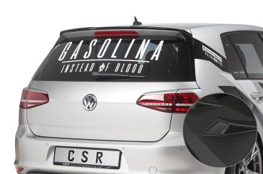 CSR Heckspoiler | Heckflügel mit ABE für VW Golf 7 Basis HF794-M Carbon Look matt strukturiert (keine Lackierung erforderlich)