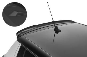 CSR Heckspoiler | Heckflügel mit ABE für Skoda Fabia 2 RS (Typ 5J) HF803-S schwarz matt strukturiert (keine Lackierung erforderlich)