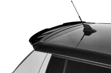 CSR Heckspoiler | Heckflügel mit ABE für Skoda Fabia 2 RS (Typ 5J) HF803-L schwarz matt (Lackierung erforderlich)