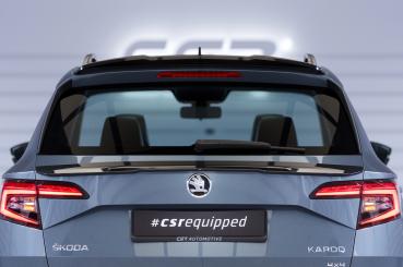CSR Heckspoiler | Heckflügel mit ABE für Skoda Karoq HF805-L schwarz matt (Lackierung erforderlich)