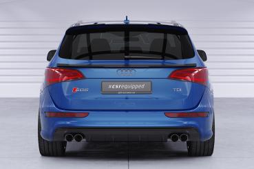 CSR Heckspoiler | Heckflügel mit ABE für Audi Q5/SQ5 (Typ 8R) HF810-S schwarz matt strukturiert (keine Lackierung erforderlich)
