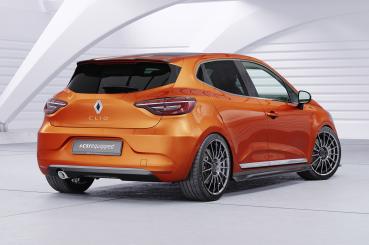 CSR Heckspoiler | Heckflügel mit ABE für Renault Clio 5 HF812-S Strukturiert schwarz matt (keine Lackierung erforderlich)