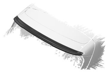 CSR Heckspoiler | Heckflügel mit ABE für Renault Clio 5 HF812-S Strukturiert schwarz matt (keine Lackierung erforderlich)