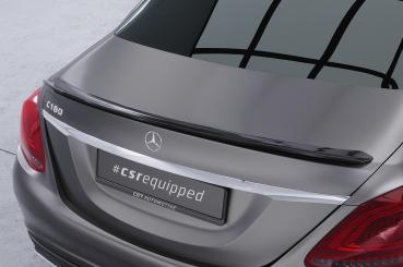 CSR Heckspoiler | Heckflügel mit ABE für Mercedes-Benz C-Klasse W205 HF813-L schwarz matt (Lackierung erforderlich)