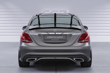 CSR Heckspoiler | Heckflügel mit ABE für Mercedes-Benz C-Klasse W205 HF813-L schwarz matt (Lackierung erforderlich)