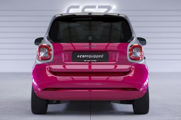 CSR Heckspoiler | Heckflügel mit ABE für Smart fortwo (453) HF815-L schwarz matt (Lackierung erforderlich)