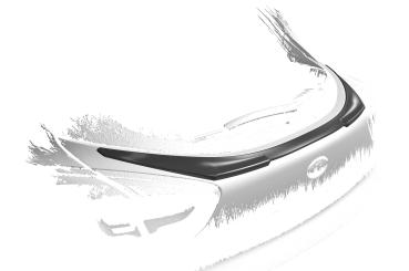 CSR Heckspoiler | Heckflügel mit ABE für Ford Puma '20 HF817-G Glossy schwarz Hochglanz (keine Lackierung erforderlich)