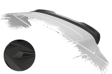 CSR Heckspoiler | Heckflügel mit ABE für Ford Fiesta MK8 HF822-M Carbon Look matt strukturiert (keine Lackierung erforderlich)