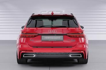 CSR Heckspoiler | Heckflügel mit ABE für Audi A6 C8 (Typ 4K/F2) Avant HF826-C Carbon Look glänzend (keine Lackierung erforderlich)