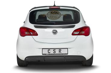 CSR Heckspoiler | Heckflügel mit ABE für Opel Corsa E HF831-L schwarz matt (Lackierung erforderlich)