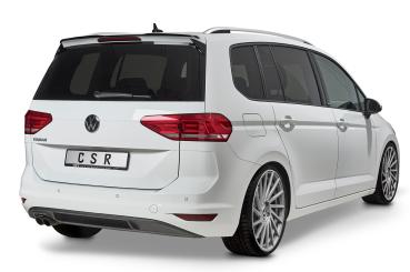 CSR Heckspoiler | Heckflügel mit ABE für VW Touran 2 (Typ 5T) HF833-L schwarz matt (Lackierung erforderlich)