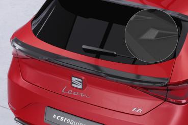 CSR Heckspoiler | Heckflügel mit ABE für Seat Leon 4 (Typ KL) HF835-S Strukturiert schwarz matt (keine Lackierung erforderlich)