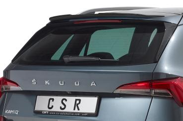 CSR Heckspoiler | Heckflügel mit ABE für Skoda Kamiq HF838-L schwarz matt (Lackierung erforderlich)