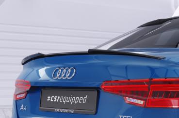 CSR Heckspoiler | Heckflügel mit ABE für Audi A4 B9 (Typ 8W) Limousine HF840-G Glossy schwarz glänzend (keine Lackierung erforderlich)