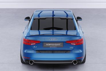 CSR Heckspoiler | Heckflügel mit ABE für Audi A4 B9 (Typ 8W) Limousine HF840-G Glossy schwarz glänzend (keine Lackierung erforderlich)