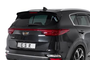 CSR Heckspoiler | Heckflügel mit ABE für Kia Sportage QL/QLE HF842-L Lackierung erforderlich (schwarz matt)