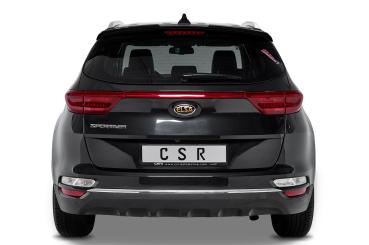 CSR Heckspoiler | Heckflügel mit ABE für Kia Sportage QL/QLE HF842-L Lackierung erforderlich (schwarz matt)