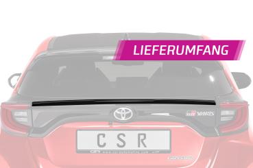 CSR Heckspoiler | Heckflügel mit ABE für Toyota GR Yaris (Typ XP21) HF845-G Glossy schwarz Hochglanz (keine Lackierung erforderlich)