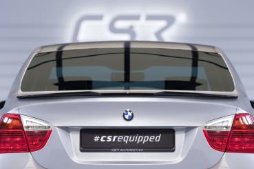 CSR Heckspoiler | Heckflügel mit ABE für BMW 3er E90 Limousine HF846-L Lackierung erforderlich (schwarz matt)