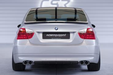 CSR Heckspoiler | Heckflügel mit ABE für BMW 3er E90 Limousine HF846-L Lackierung erforderlich (schwarz matt)