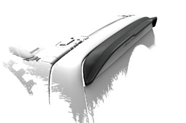 CSR Heckspoiler | Heckflügel mit ABE für Mercedes-Benz V-Klasse (447) HF849-C Carbon Look Hochglanz (keine Lackierung erforderlich)