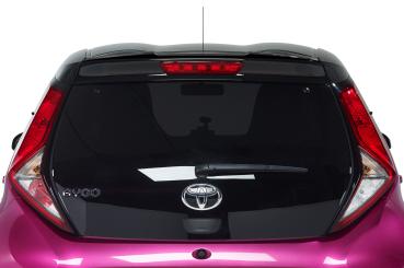 CSR Heckspoiler | Heckflügel mit ABE für Toyota Aygo 2 HF853-C Carbon Look Hochglanz (keine Lackierung erforderlich)