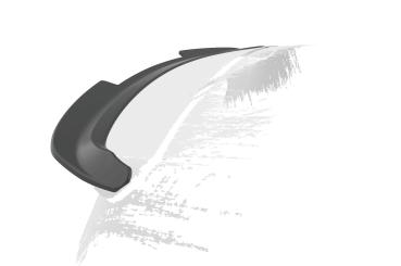 CSR Heckspoiler | Heckflügel mit ABE für Smart fortwo 453 Cabrio HF863-C Carbon Look Hochglanz (keine Lackierung erforderlich)