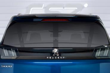 CSR Heckspoiler | Heckflügel mit ABE für Peugeot 5008 (2. Gen) HF865-L schwarz matt (Lackierung erforderlich)