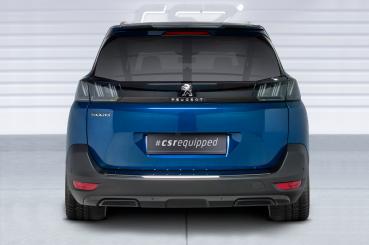 CSR Heckspoiler | Heckflügel mit ABE für Peugeot 5008 (2. Gen) HF865-L schwarz matt (Lackierung erforderlich)