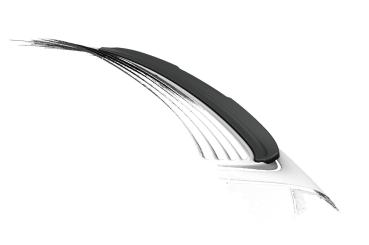 CSR Heckspoiler | Heckflügel mit ABE für Porsche 911/996 HF868-L Lackierung erforderlich (schwarz matt)