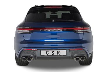CSR Heckspoiler | Heckflügel mit ABE für Porsche Macan HF875-L schwarz matt (Lackierung erforderlich)