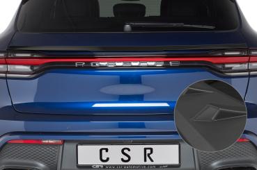 CSR Heckspoiler | Heckflügel mit ABE für Porsche Macan HF876-L schwarz matt (Lackierung erforderlich)