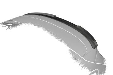 CSR Heckspoiler | Heckflügel mit ABE für Ford Focus MK4 Turnier HF877-M Carbon Look matt strukturiert (keine Lackierung erforderlich)