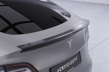 CSR Heckspoiler | Heckflügel mit ABE für Tesla Model Y HF878-L Lackierung erforderlich (schwarz matt)