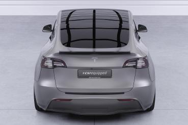 CSR Heckspoiler | Heckflügel mit ABE für Tesla Model Y HF878-L Lackierung erforderlich (schwarz matt)