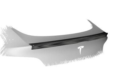 CSR Heckspoiler | Heckflügel mit ABE für Tesla Model Y HF878-L Lackierung erforderlich (schwarz matt)
