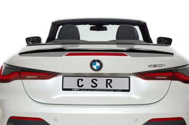 CSR Heckspoiler | Heckflügel mit ABE für BMW 4er G23 Cabrio HF879-L schwarz matt (Lackierung erforderlich)