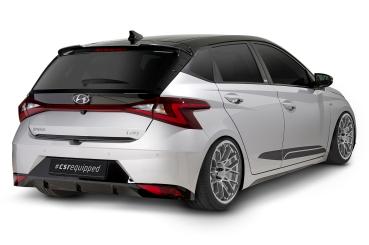CSR Heckspoiler | Heckflügel mit ABE für Hyundai I20 (BC3) HF883-L schwarz matt (Lackierung erforderlich)