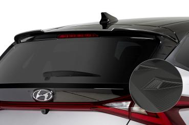 CSR Heckspoiler | Heckflügel mit ABE für Hyundai I20 (BC3) HF883-M Carbon Look matt strukturiert (keine Lackierung erforderlich)